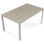 Zahradní stůl 150x89cm, kov, polywood, béžová, AZT-S1215 CRM