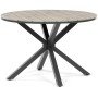 Zahradní stůl 110x110cm, hliník, polywood, šedá, AZT-S1430 GREY