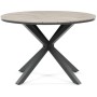Zahradní stůl 110x110cm, hliník, polywood, šedá, AZT-S1430 GREY