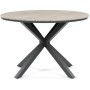 Zahradní stůl 110x110cm, hliník, polywood, šedá, AZT-S1430 GREY