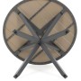Zahradní stůl 110x110cm, hliník, polywood, šedá, AZT-S1430 GREY