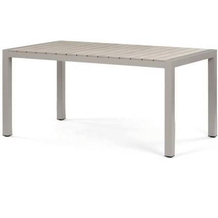 Zahradní stůl 162x90cm, hliník, polywood, béžová, AZT-S1514 CRM