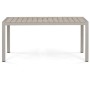 Zahradní stůl 162x90cm, hliník, polywood, béžová, AZT-S1514 CRM