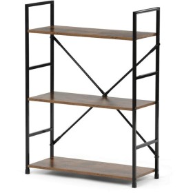 Regál, mdf, hnědá, GD-223 OLW