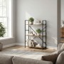 Regál, mdf, hnědá, GD-223 OLW