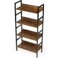 Regál, mdf, hnědá, GD-224 OLW