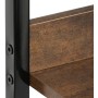 Regál, mdf, hnědá, GD-224 OLW