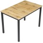 Jídelní stůl 110x70x75cm, mdf, divoký dub, GDT-202 OAK