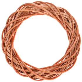 Věnec proutěný - pr. 30 cm, medová barva