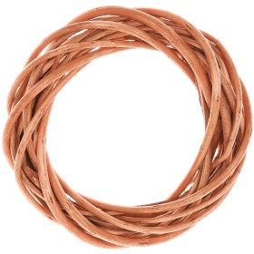 Proutěný věnec - pr. 15 cm, medová barva