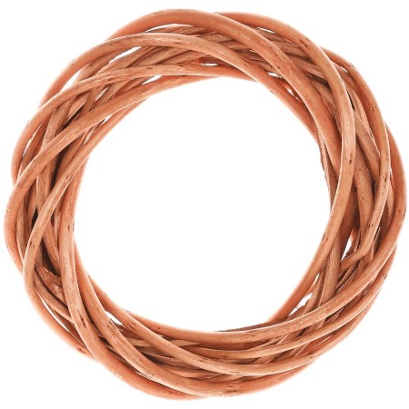 Proutěný věnec - pr. 15 cm, medová barva