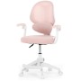 Dětská židle, výškově nastavitelná, růžová síťovina, KA-W8008 PINK
