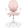 Dětská židle, výškově nastavitelná, růžová síťovina, KA-W8008 PINK