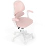 Dětská židle, výškově nastavitelná, růžová síťovina, KA-W8008 PINK
