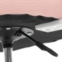 Dětská židle, výškově nastavitelná, růžová síťovina, KA-W8008 PINK