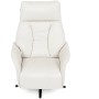 Relaxační křeslo, elektrické zabudované ovládání, krémová, látka, TV-B3973 CRM2