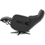 Relaxační křeslo, elektrické zabudované ovládání, šedá, látka, TV-B3973 GREY2