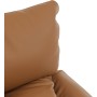 Relaxační křeslo, elektrické zabudované ovládání, béžová, kůže, TV-B3980 BGE3
