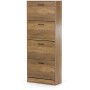 Botník, mdf, hnědá, ABO-G1018 ELM