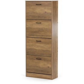 Botník, mdf, hnědá, ABO-G1018 ELM