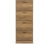 Botník, mdf, hnědá, ABO-G1018 ELM