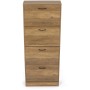 Botník, mdf, hnědá, ABO-G1018 ELM