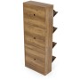 Botník, mdf, hnědá, ABO-G1018 ELM