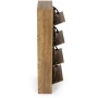 Botník, mdf, hnědá, ABO-G1018 ELM