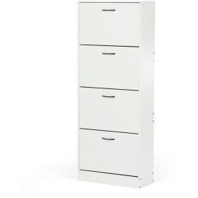 Botník, mdf, bílá, ABO-G1018 WT