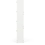 Botník, mdf, bílá, ABO-G1018 WT