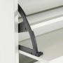 Botník, mdf, bílá, ABO-G1018 WT