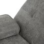 Trojmístná rozkládací pohovka, šedá, látka, ASB-C3034 GREY2