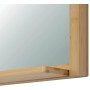 Nástěnné zrcadlo, bambus, přírodní, AZR-B043 NAT