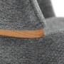 Jídelní židle, šedá, látka, DCH-D1348 GREY2