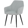 Jídelní židle, modrá, manšestrová látka, DCH-V4009 BLUE6