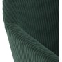 Jídelní židle, zelená, manšestrová látka, DCH-V4009 GRN6
