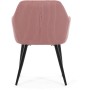 Jídelní židle, růžová, manšestrová látka, DCH-V4009 PINK6