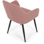 Jídelní židle, růžová, manšestrová látka, DCH-V4009 PINK6