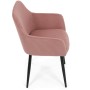 Jídelní židle, růžová, manšestrová látka, DCH-V4009 PINK6
