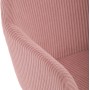 Jídelní židle, růžová, manšestrová látka, DCH-V4009 PINK6
