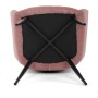 Jídelní židle, růžová, manšestrová látka, DCH-V4009 PINK6