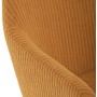 Jídelní židle, žlutá, manšestrová látka, DCH-V4009 YEL6