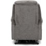 Polohovací křeslo, elektrické zabudované ovládání, šedá, látka, TV-Q8575 GREY2