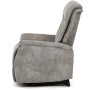 Polohovací křeslo, elektrické zabudované ovládání, šedá, látka vintage, TV-Q8575 GREY3