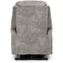 Polohovací křeslo, elektrické zabudované ovládání, šedá, látka vintage, TV-Q8575 GREY3