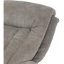 Polohovací křeslo, elektrické zabudované ovládání, šedá, látka vintage, TV-Q8575 GREY3