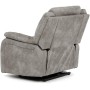 Polohovací křeslo, elektrické zabudované ovládání, šedá, látka vintage, TV-Q8668 GREY3