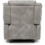 Polohovací křeslo, elektrické zabudované ovládání, šedá, látka vintage, TV-Q8668 GREY3