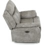 Polohovací křeslo, elektrické zabudované ovládání, šedá, látka vintage, TV-Q8668 GREY3