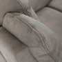 Polohovací křeslo, elektrické zabudované ovládání, šedá, látka vintage, TV-Q8668 GREY3